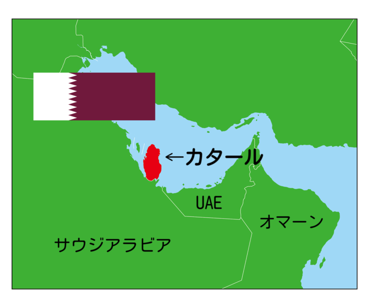 カタール地図